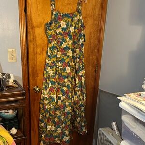 Dip Multicolor Floral Maxi Dress